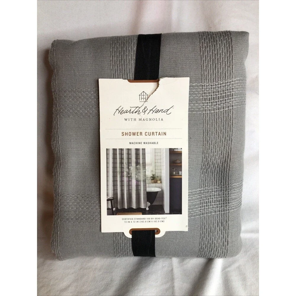 Elegant Gray Shower Curtain